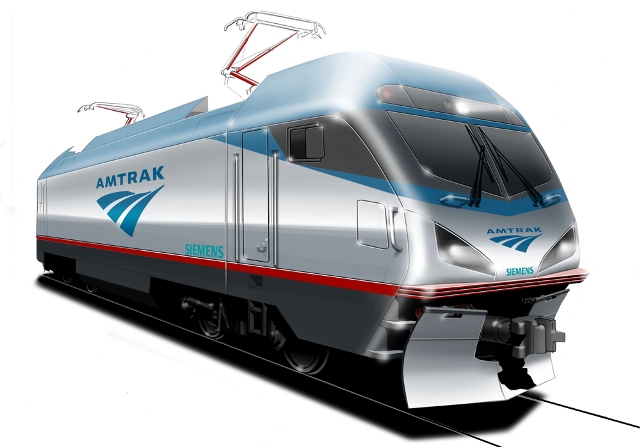 Siemens Amtrak Locomotive Rendering